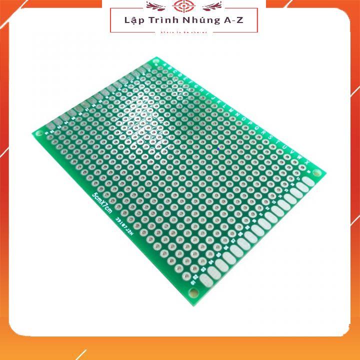 [Lập Trình Nhúng A-Z][G10] Bảng Mạch Đục Lỗ PCB 5*7Cm