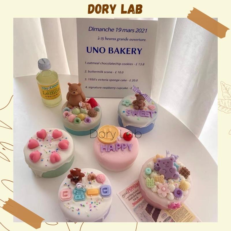 Nến Thơm Bánh Kem Làm Theo Yêu Cầu Nhiều Mẫu - Dory Lab