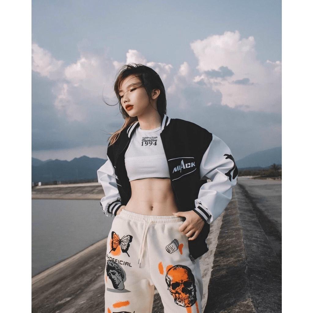 Hình ảnh Áo khoác dù bomber unisex nam nữ cổ tròn siêu đẹp , thời trang 2021 KB FASHION