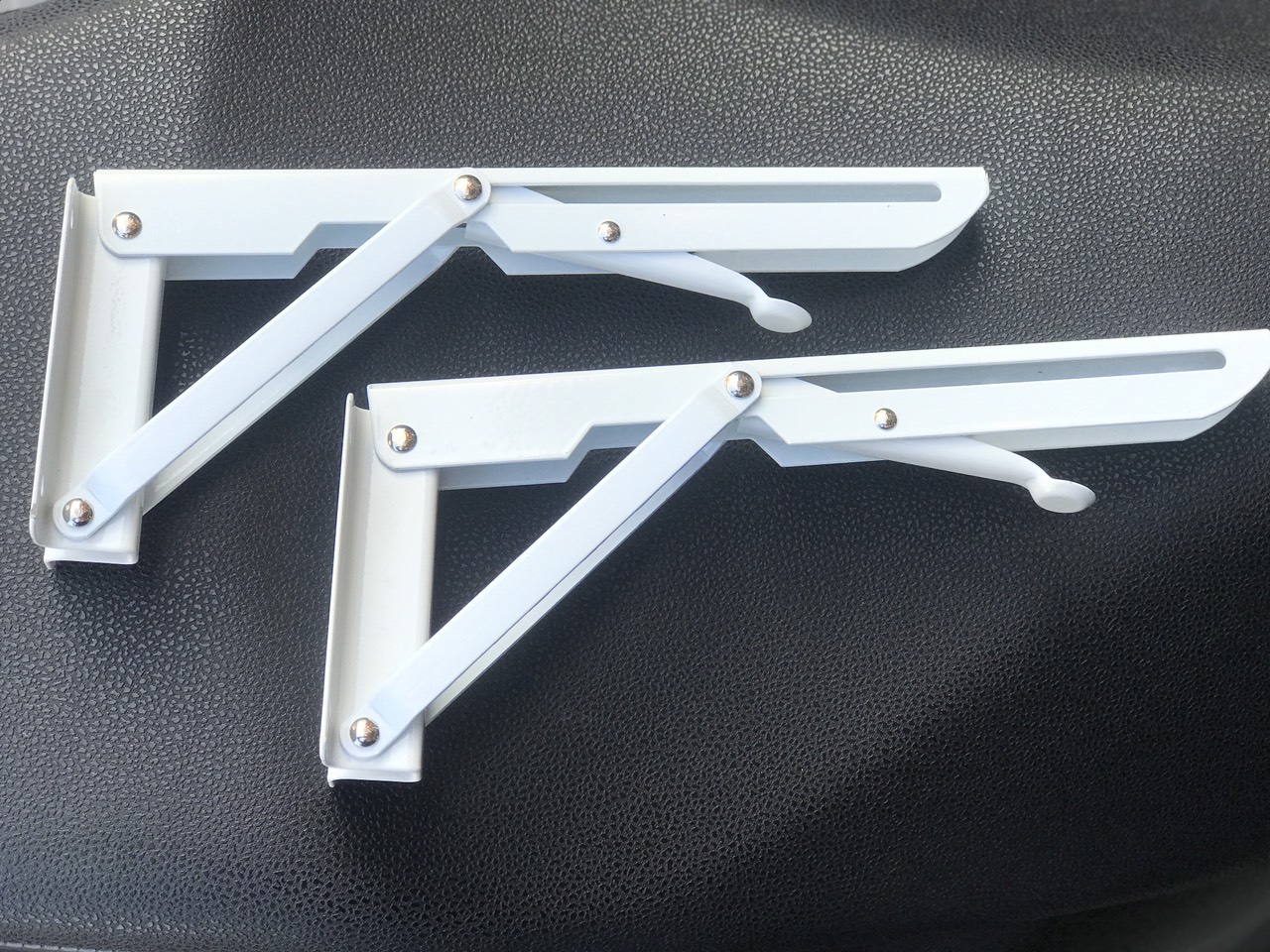 Bộ 2 Ke gấp gọn thông minh 25cm mạ sơn tĩnh điện