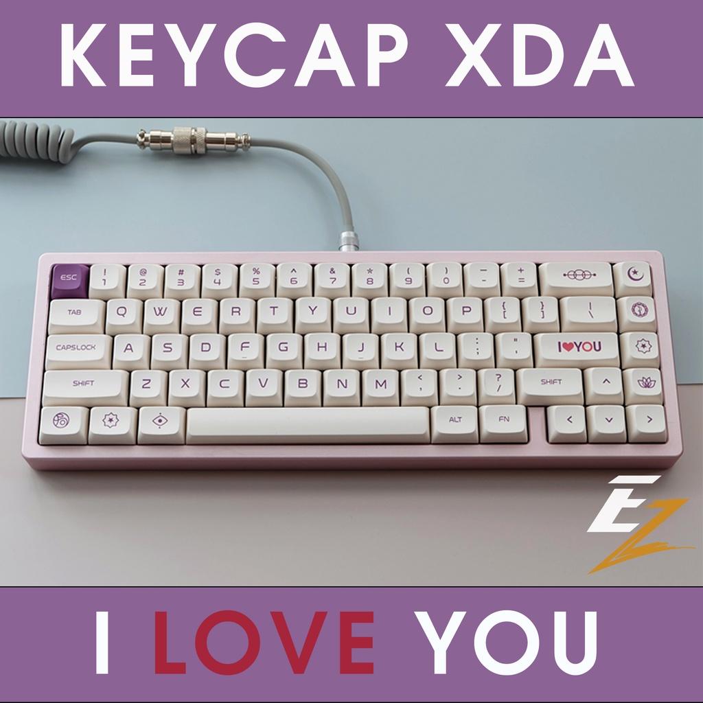 Keycap XDA I LOVE YOU Thick PBT Dyesub 137 Phím