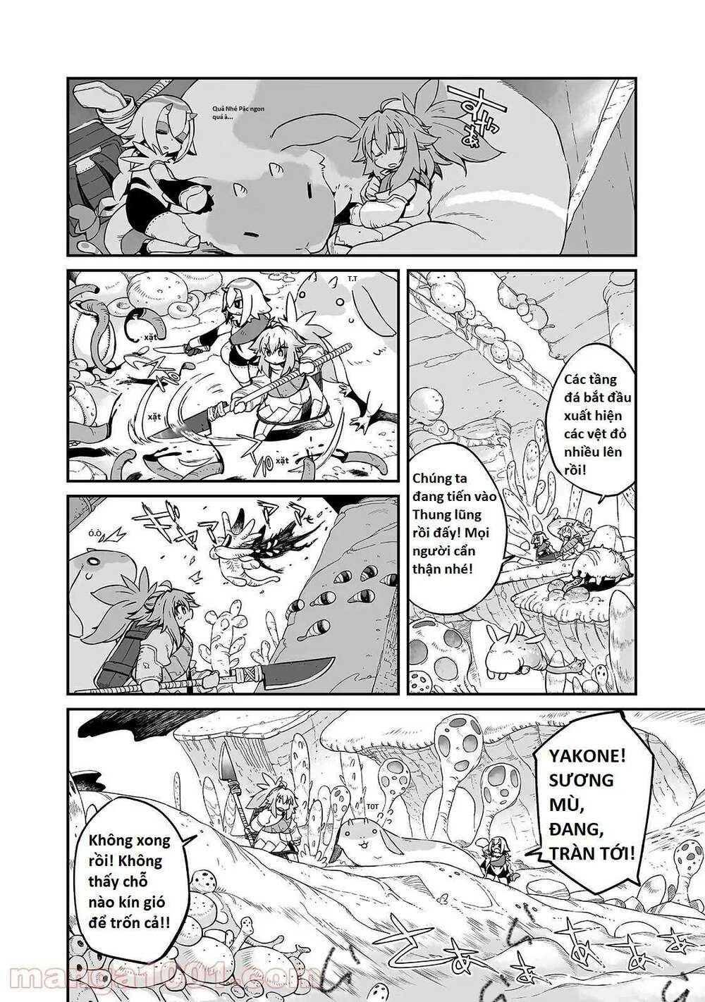 ngay cả khi hậu tận thế, thật hạnh phúc vẫn còn được sống... chapter 18.1 8