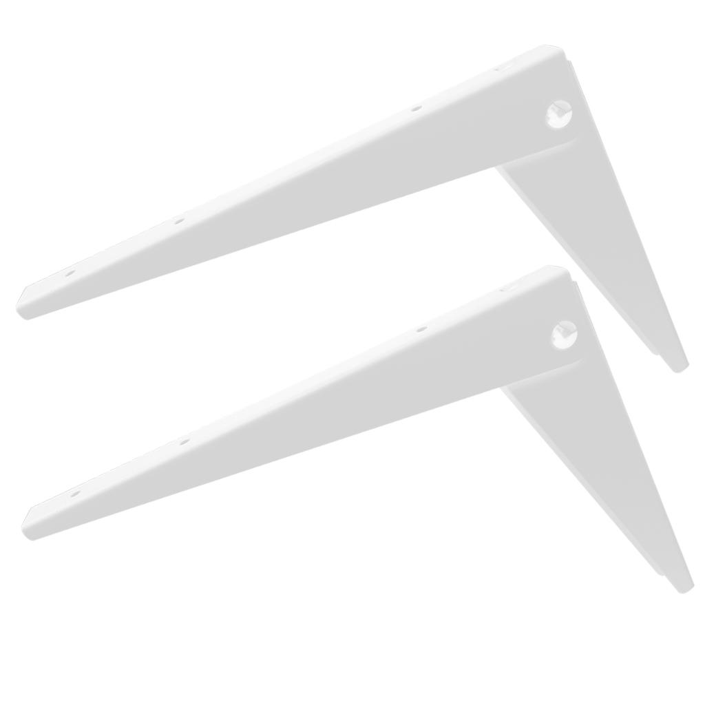 10pcs Corner Brace L Bracket Corner Bracket , Right Angle Brace Brackets Fastener, Stainless Steel, 8/10/12/14inch