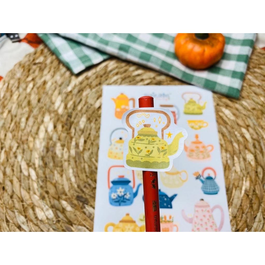 Sticker sheet tea party - chuyên dán, trang trí sổ nhật kí, sổ tay | Bullet journal sticker