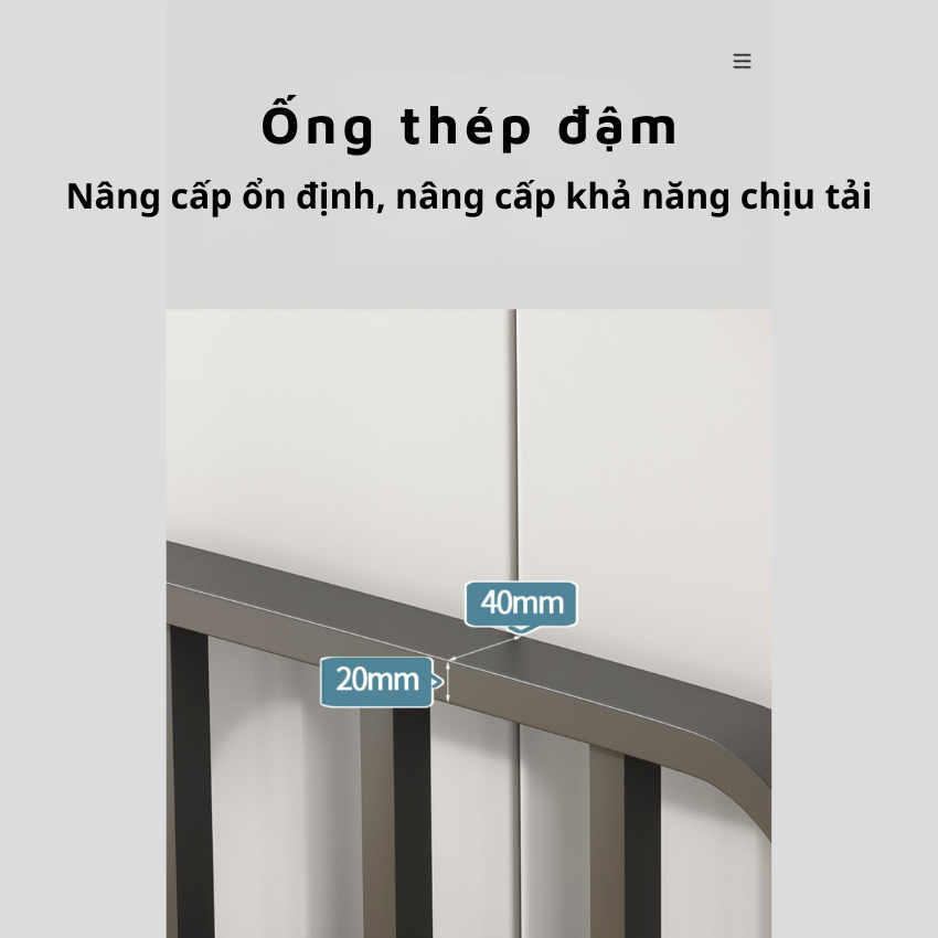 Giường ngủ khung thép xếp gọn tiện lợi kích thước 198x70cm, giường ngủ di động tiện lợi giá rẻ dành cho sinh viên