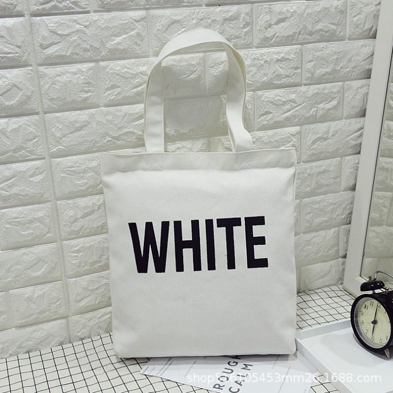Túi tote Vải canvas mềm Đẹp Cực Hot đựng vừa a4 Túi vải xinh nhiều hình