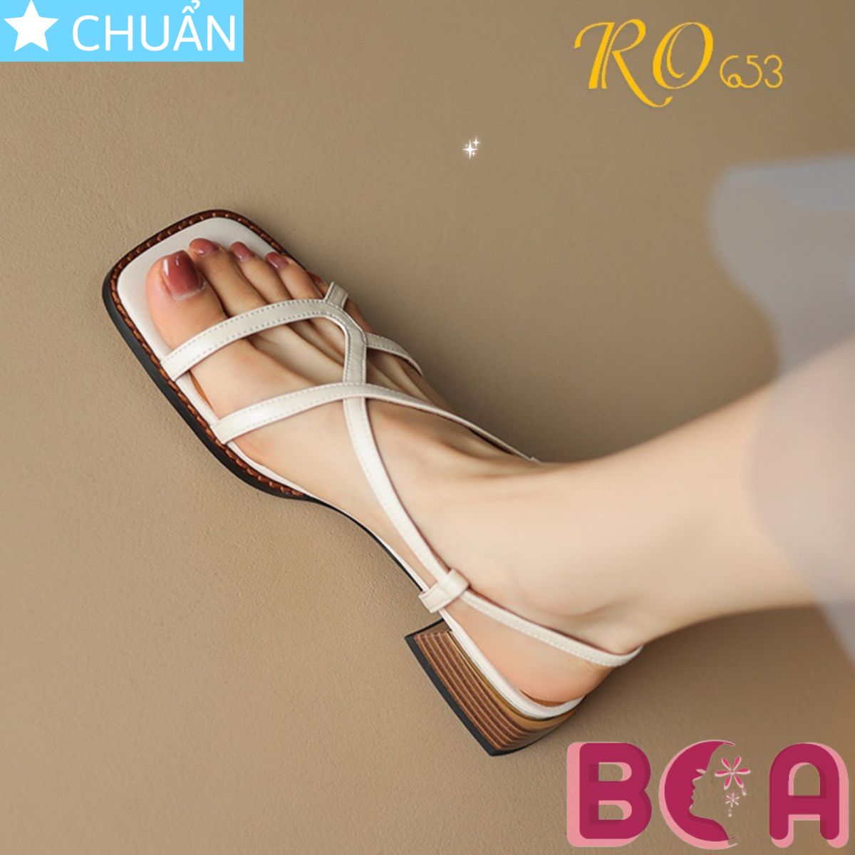 Xăng đan nữ đế thấp 2 phân RO653 ROSATA tại BCASHOP thiết kế đơn giản nhưng thanh lịch và thoải mái, thời trang