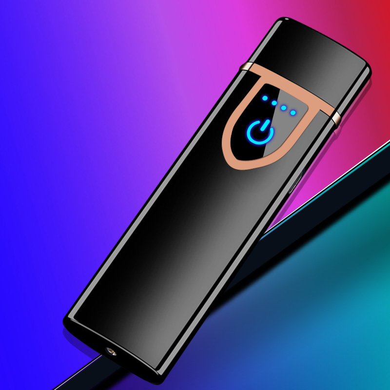 Bật lửa điện cảm ứng vân tay sạc pin USB tiện lợi nhỏ gọn giá rẻ