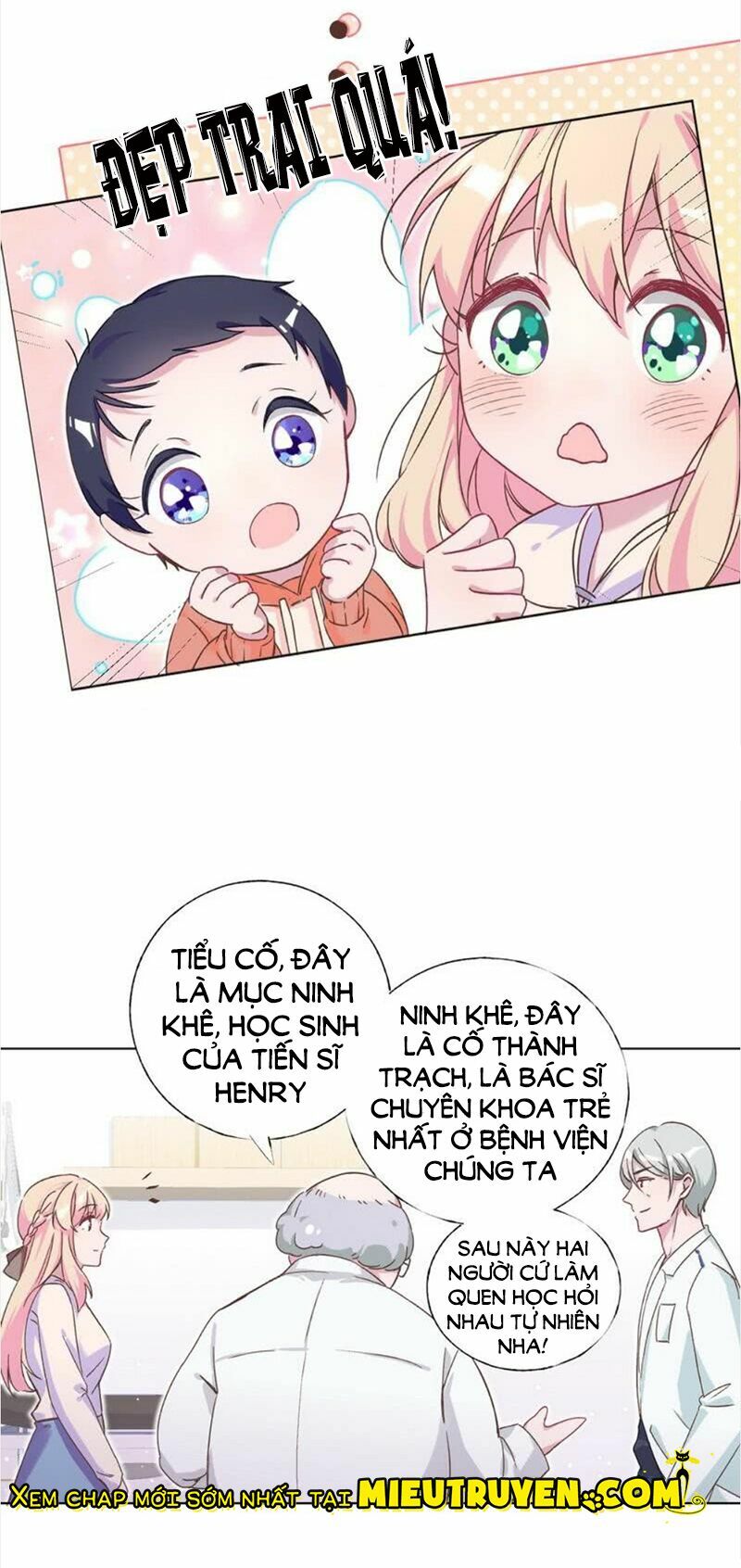 baba đẹp trai trên trời rơi xuống chapter 5 16