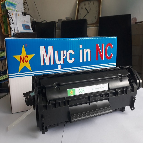 Hộp mực Canon 2900 in Đậm, đẹp, chính hãng NC, là Cartridge, catrich, toner 303, dùng cho máy in Canon LBP 2900, 3000