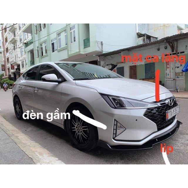 Lip trước ,cản trước Elantra mẫu thể thao,nhựa ABS Cao Cấp Chống Va Đập Tốt