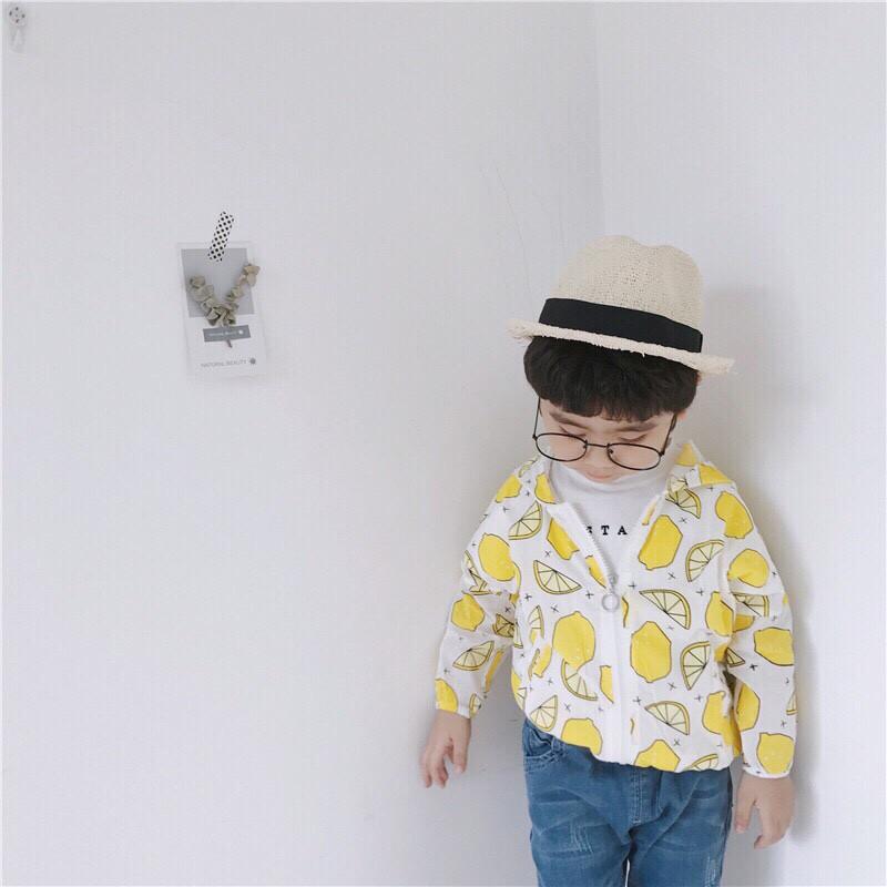 Áo chống nắng xuất Hàn chất mềm, mát cho bé