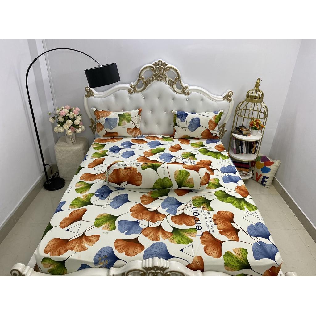 Bộ Drap Thun Hàn Quốc Mát Lạnh Cực Hot {4 MÓN} hoặc drap lẻ.