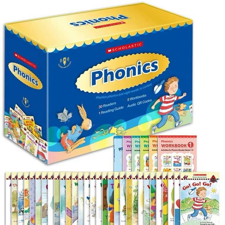 [Sách nhập khẩu] Scholastic Phonics Readers - 35 Books + File Nghe