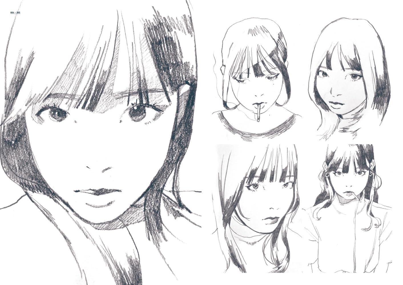 Sách ngoại văn: すっぴん 線を整える、色をつける前のラフイラスト集 - Suppin Sen Wo Totonoeru, Iro Wo Tsukeru Mae No Rough Illustration Shu