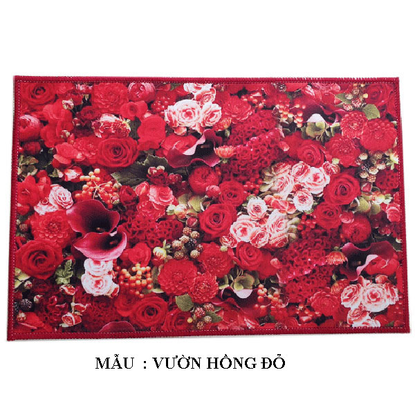 Thảm Lót Sàn Trang Trí Chống Trượt (40x60cm) 4 Mẫu Hoa