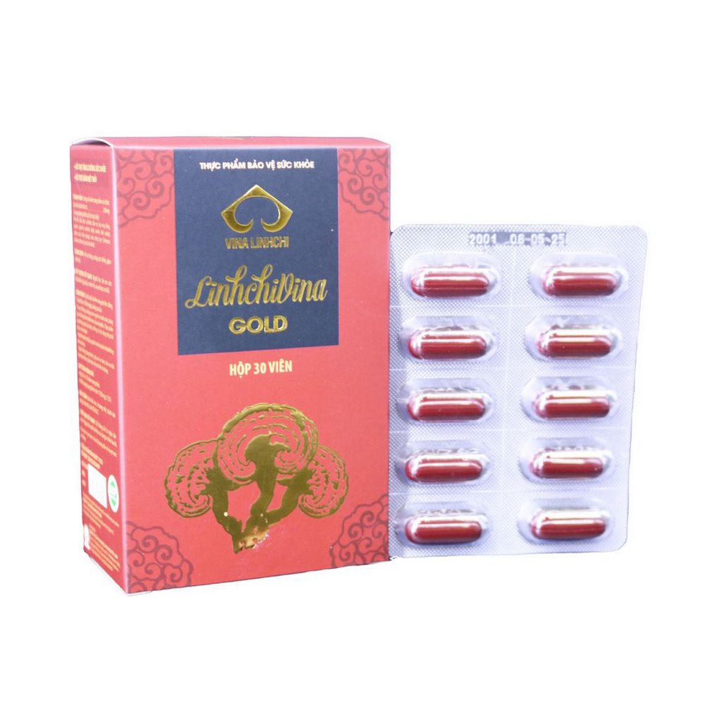 Viên uống cao khô nấm linh chi – Linh Chi Vina Gold