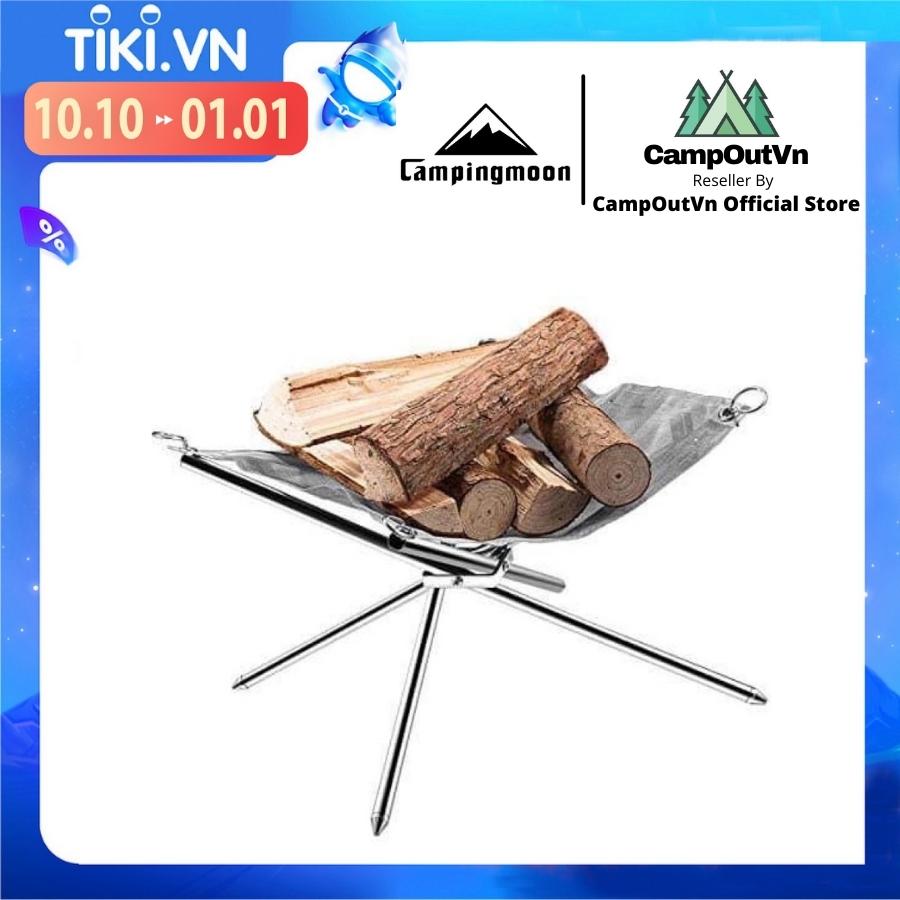 Đồ cắm trại giá đốt củi than Campingmoon MT-011 du lịch dã ngoại xếp gọn A082