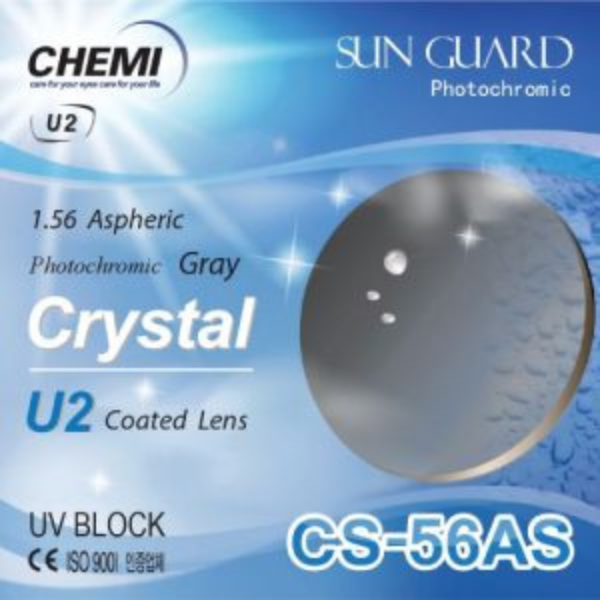Tròng kính Chemi U2 đổi màu 1.56 UV400 ASP chính hãng