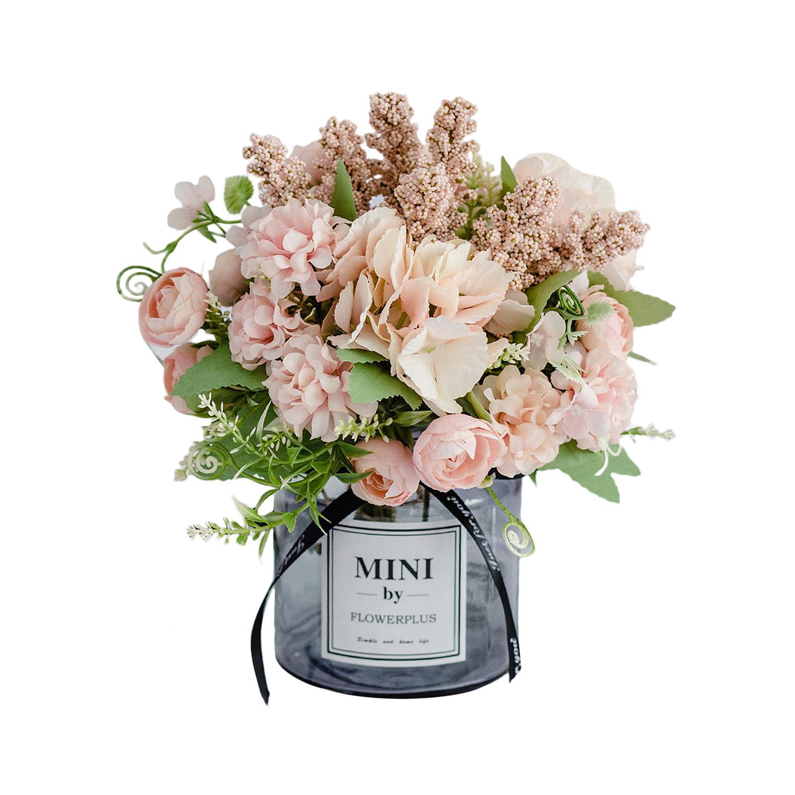 Artificial w/ Dining Table Decor Photo Props White