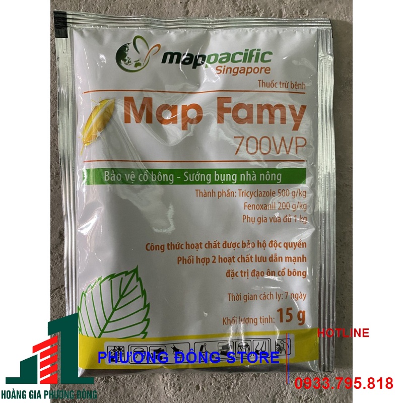 Thuốc trừ bệnh Map Famy 700WP - gói 15g, gói 22g, gói 100g