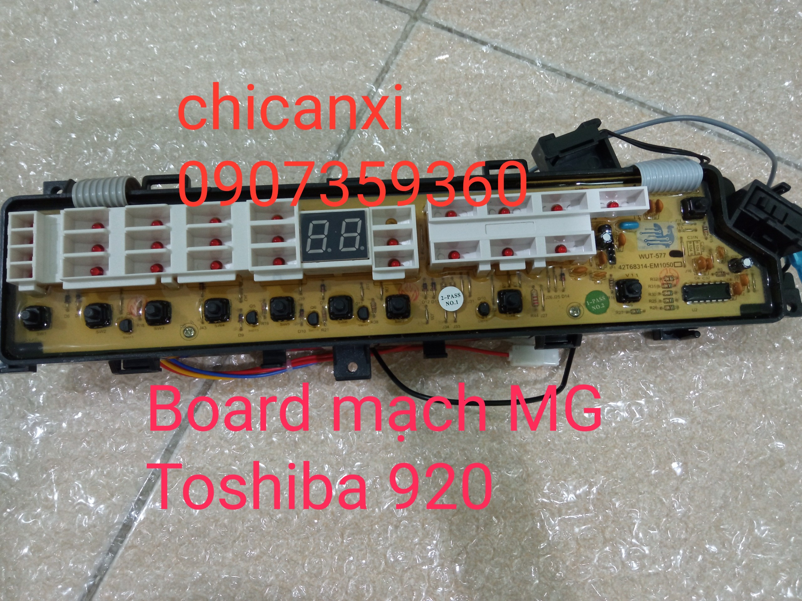 Board mạch máy giặt Toshiba 920 - Board mạch mới 100%