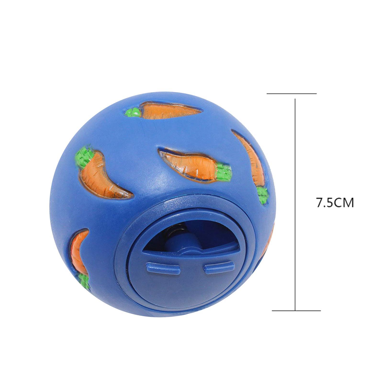 Bunny Treat Ball Snack Toy Ball Pet Slow Feeder Dog Interactive Toy Physical and Mental Exercise Feeding Guinea Pig Chinchilla Dog