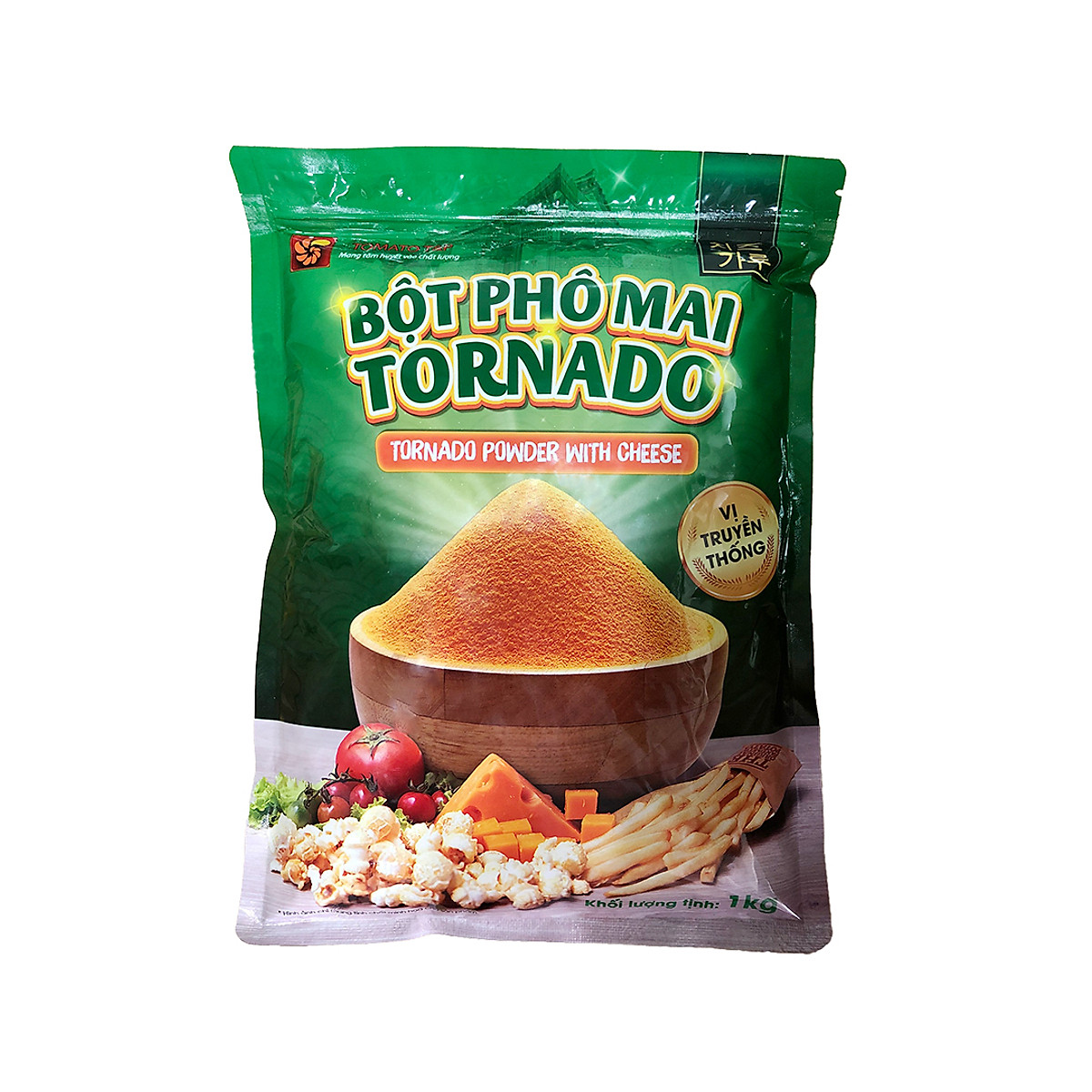 Bột Phô Mai Tornado Vị Truyền Thống (1kg / Gói)