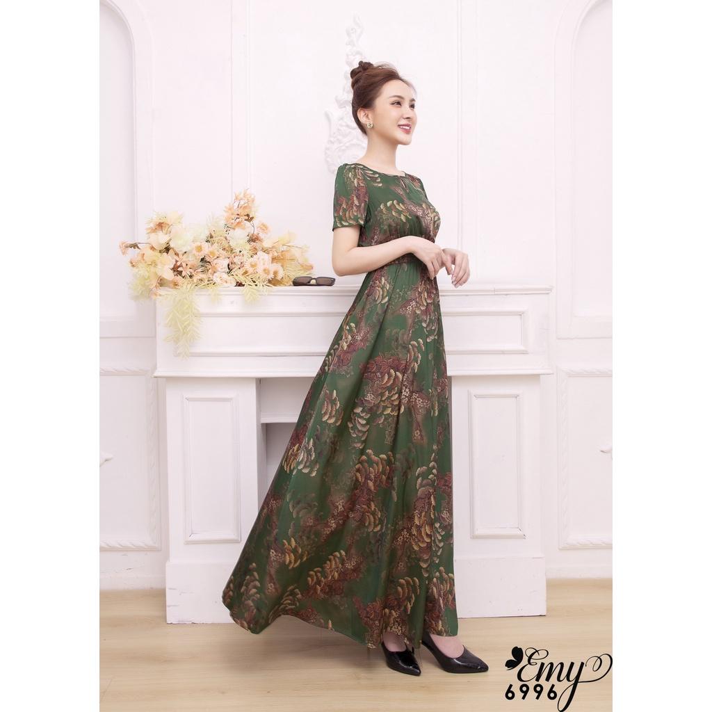Đầm EMY EM6996  Maxi Smoking