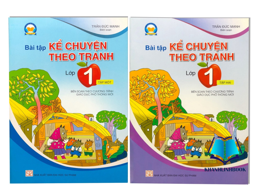 Sách Combo Bài tập Kể chuyện theo tranh lớp 1 Tập 1 + 2