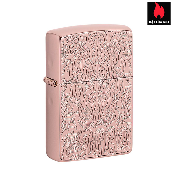 Zippo 49703 – Zippo Carved Armor Rose Gold Design