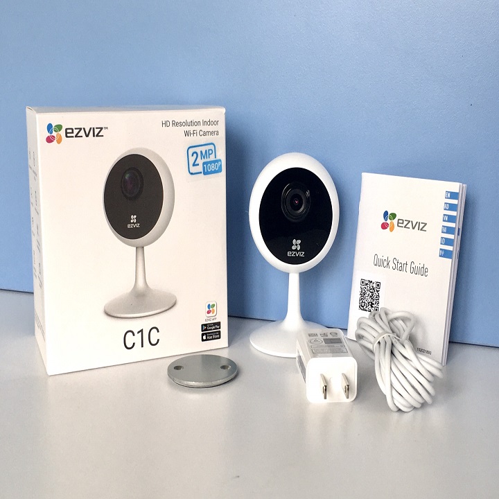 Camera mini wifi Ezviz CS-C1C-B Full HD 1080P, Hàng Chính hãng.