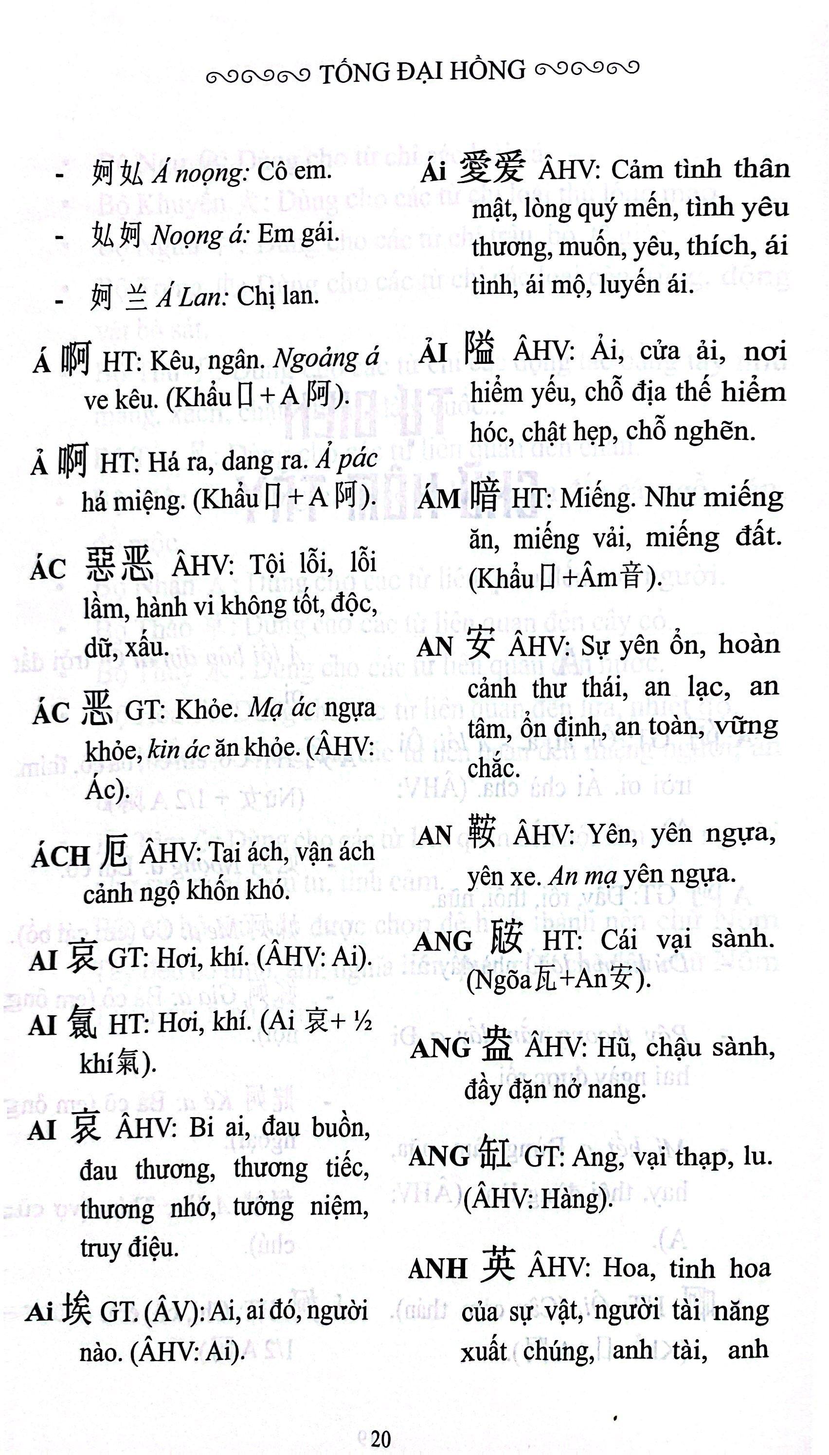 Sách - Tự Điển Chữ Nôm Tày