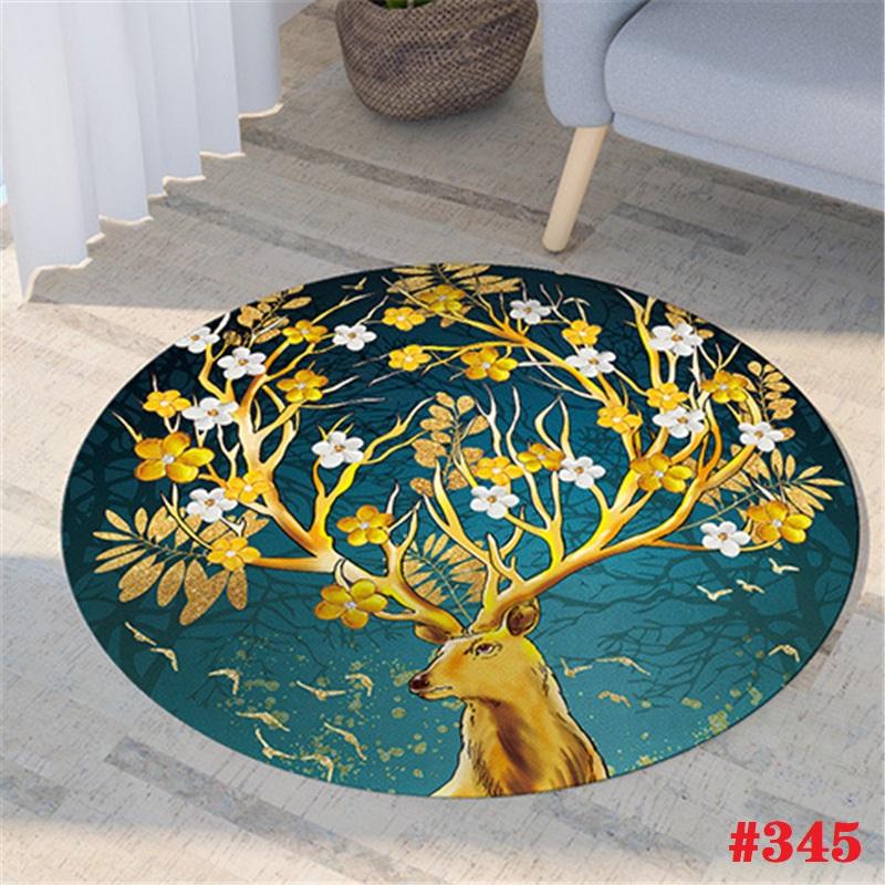 Thảm Tròn 3d Lót Sàn Chống Trượt