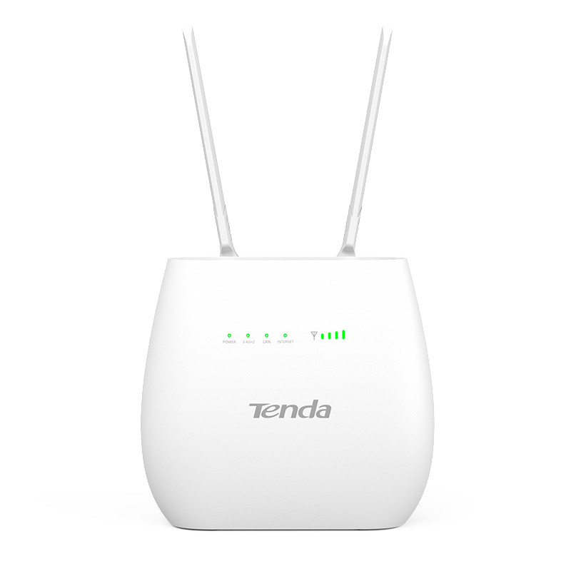 Bộ Phát Wifi 4G LTE 2 Râu Chuẩn N300 Có Cổng Lan Tenda 4G680- Hàng Chính Hãng