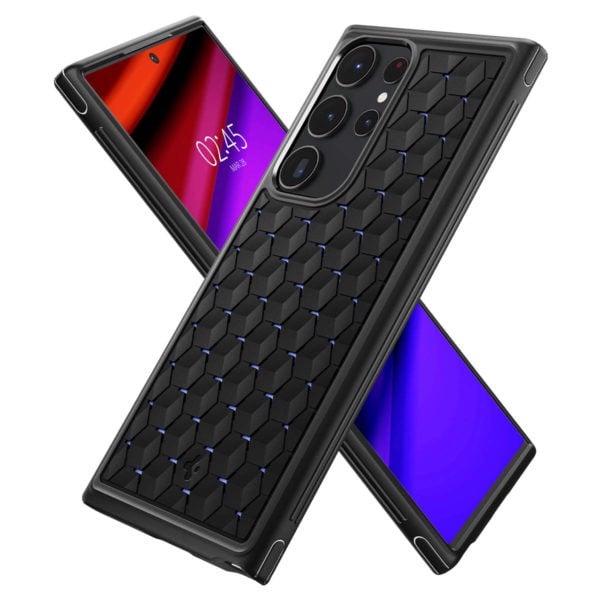 ỐP LƯNG SPIGEN DÀNH CHO SAMSUNG GALAXY S23 ULTRA 6.8″ 2023 CRYO ARMOR MATTE BLACK - HÀNG CHÍNH HÃNG