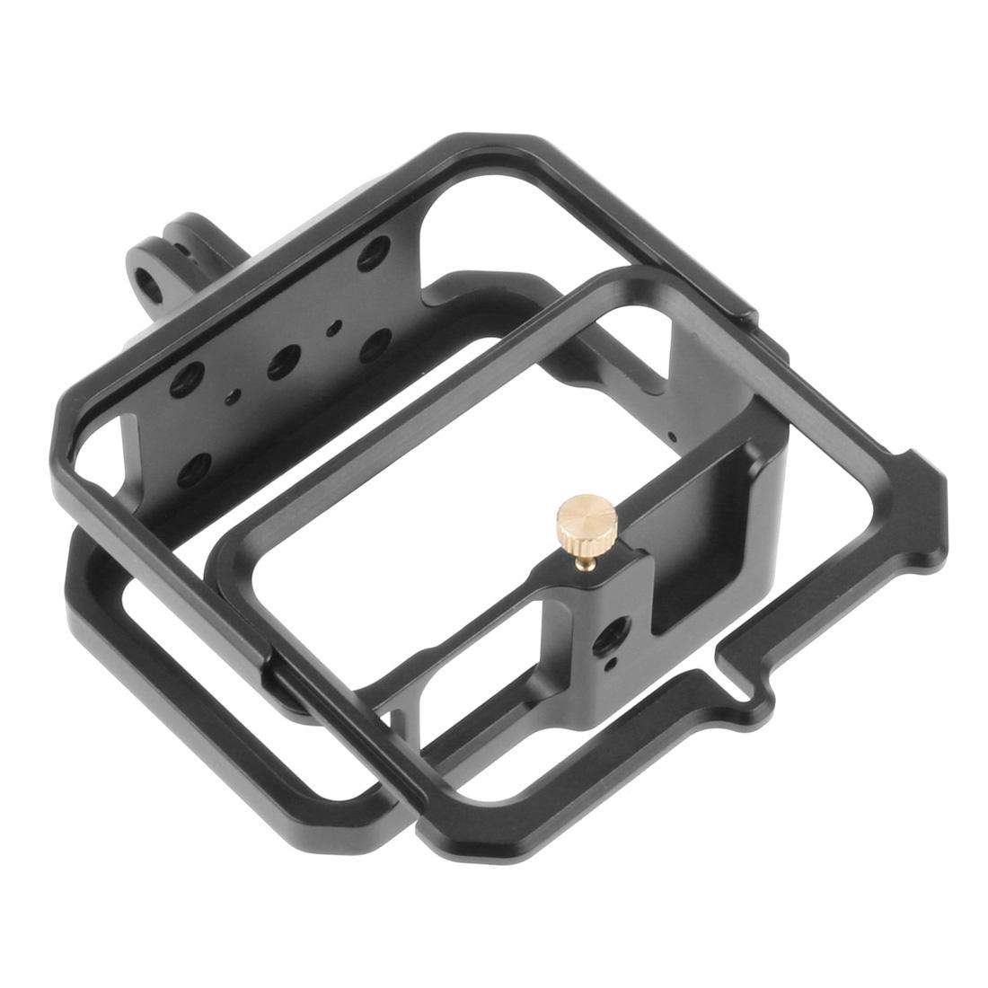 Hợp Kim Nhôm Khung Máy Ảnh Lồng Đế Giày Lạnh Từ Bộ Chuyển Đổi Có Thể Gập Lại Cho GoPro Hero 11 10 9 Phụ Kiện Làm Mát Lồng Giàn Khoan