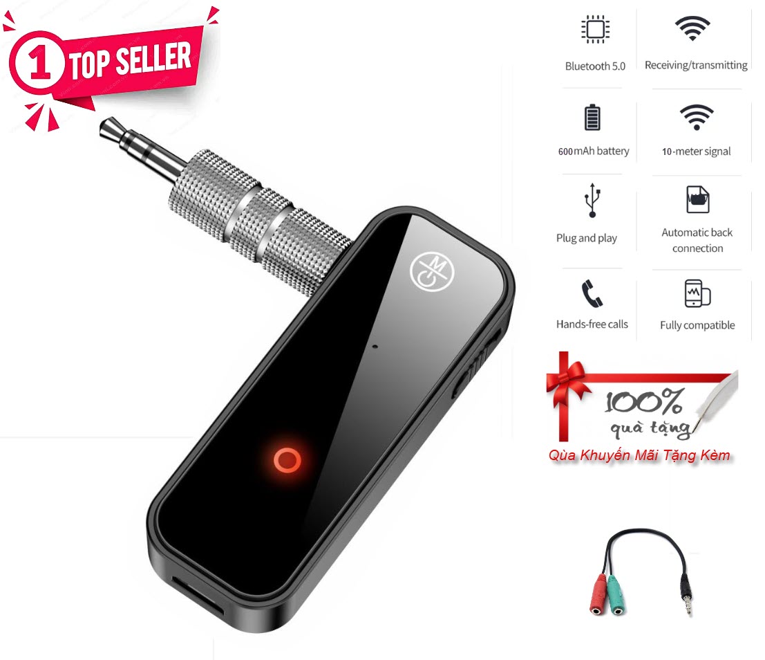Hàng Chính Hãng - Bộ Thu Phát Âm Thanh Bluetooth C28-JA Bluetooth 5.0 Phạm Vi Kết Nối 10m Hỗ Trợ Đa Dạng Kết Nối 3.5mm Chuyển Đổi Chế Độ Linh Hoạt Đàm Thoại Rảnh Tay Âm Thanh Hi-Fi Hỗ Trợ Nhiều Định Dạng MP3 AAC SBC Pin Trâu 4-26 Tiếng Dễ Sử Dụng - ROGTZ