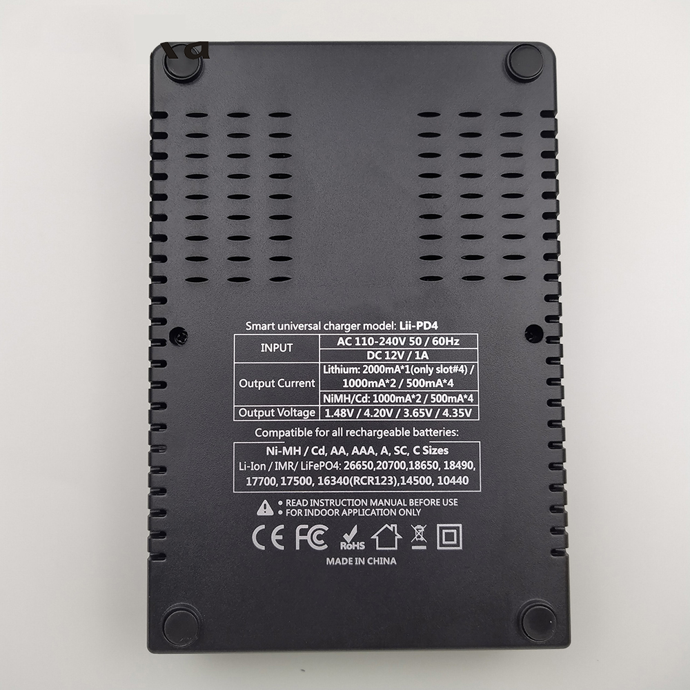 Bộ sạc pin thông minh Lii-PD4 AA AAA 26650, 21700, 18650, 18490, 17700, 17500, 16340 , 14500, 10440