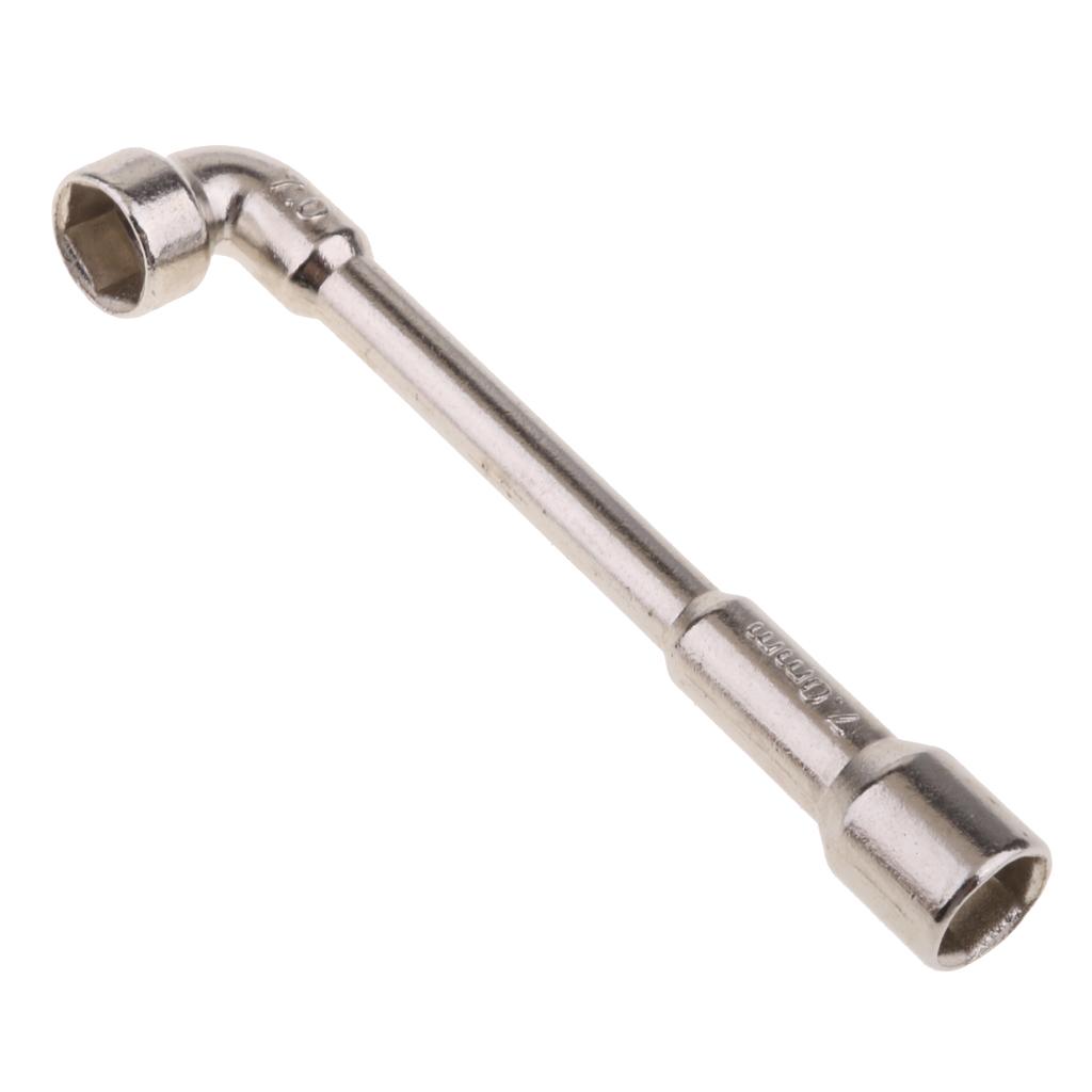 2pcs L Type Pipe Elbow Wrench Double Head Outer Hexagon Sleeves Wrench