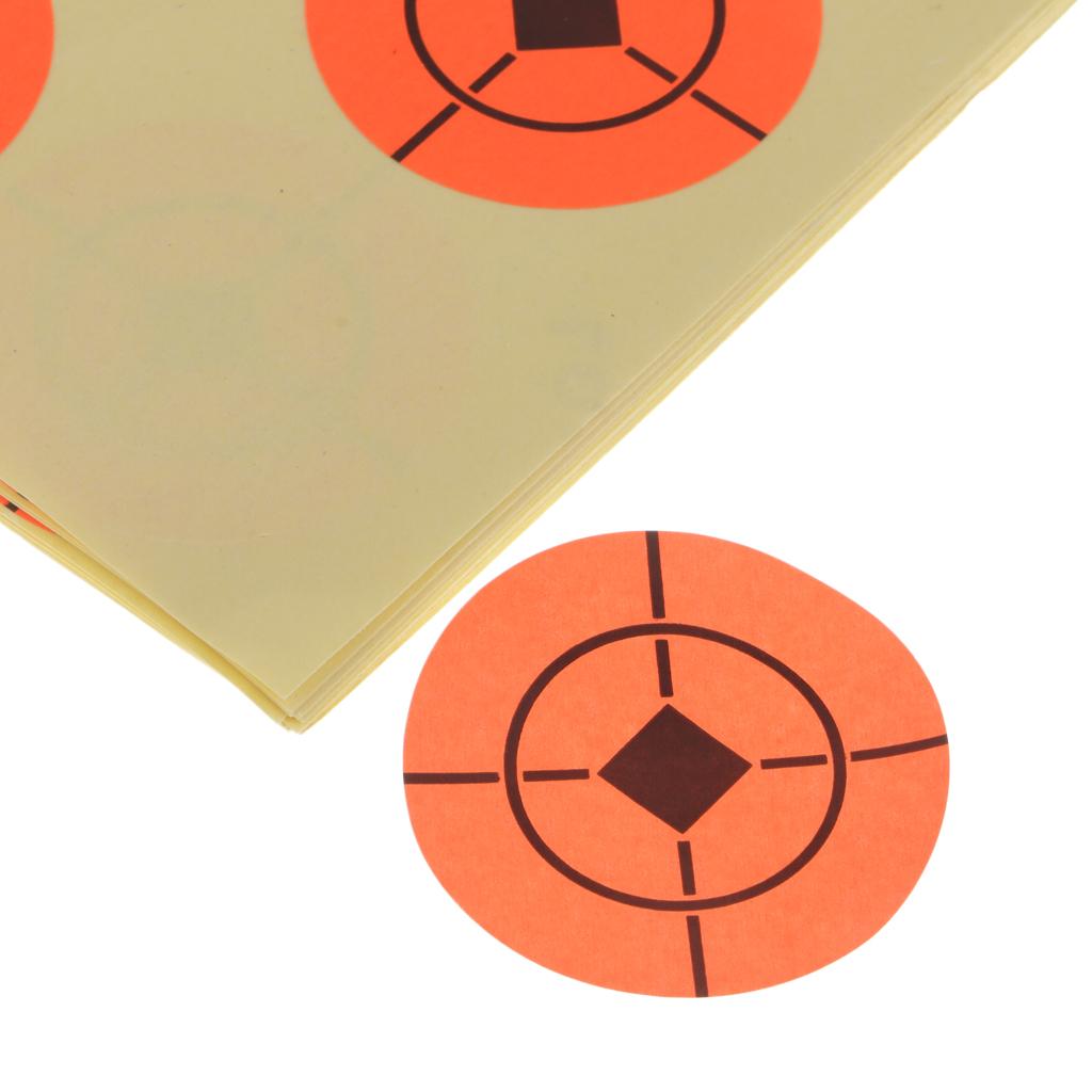 1000pcs 1.6" Multi Size Splatter Shooting Targets Stickers,Adhesive Reactive Paper Targets for Shooting Practice Training