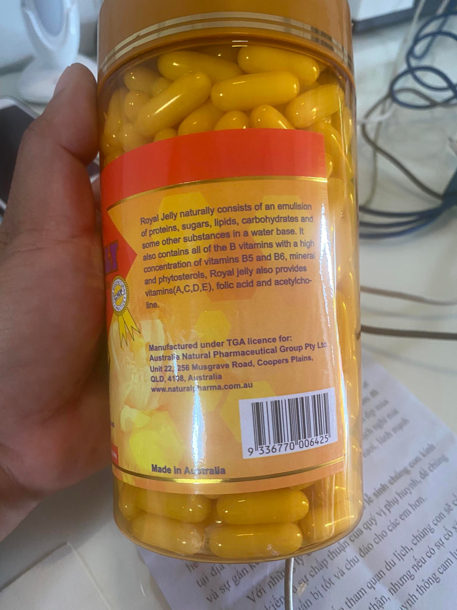 Viên uống Sữa Ong Chúa Royal Jelly 1550mg Soft Gel Capsules