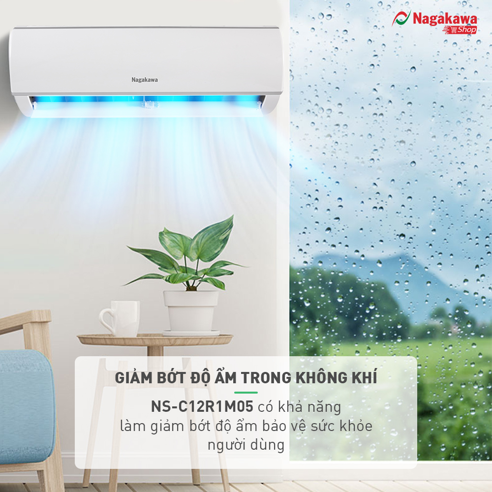 Máy Lạnh Nagakawa 1.5 HP NS-C12R1M05 - Chỉ Giao tại HCM