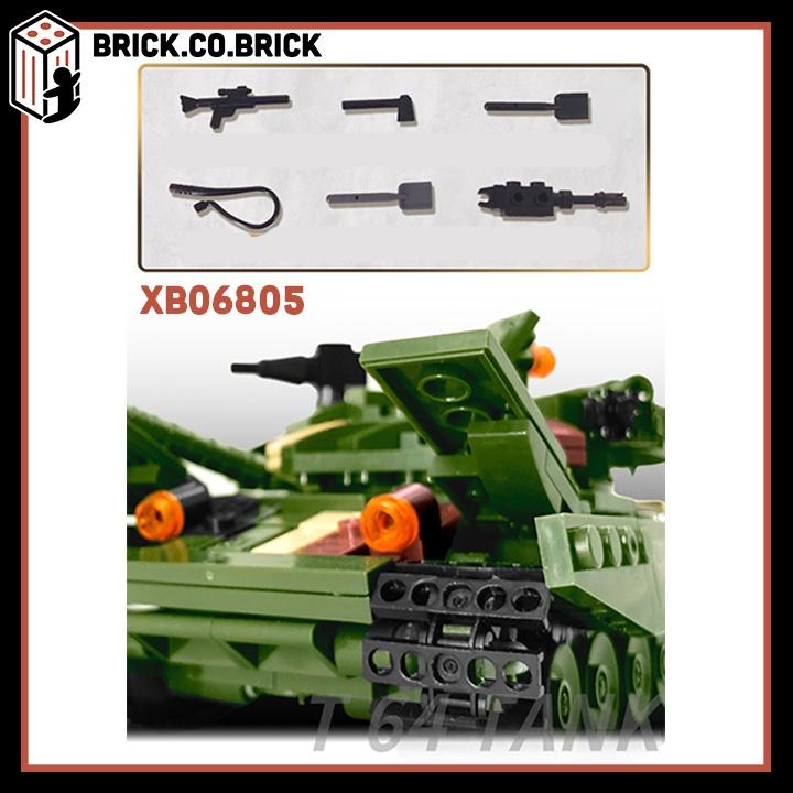 Mô Hình Lắp Ráp Thông minh Xe Tăng Chiến Đấu T64 XB06805