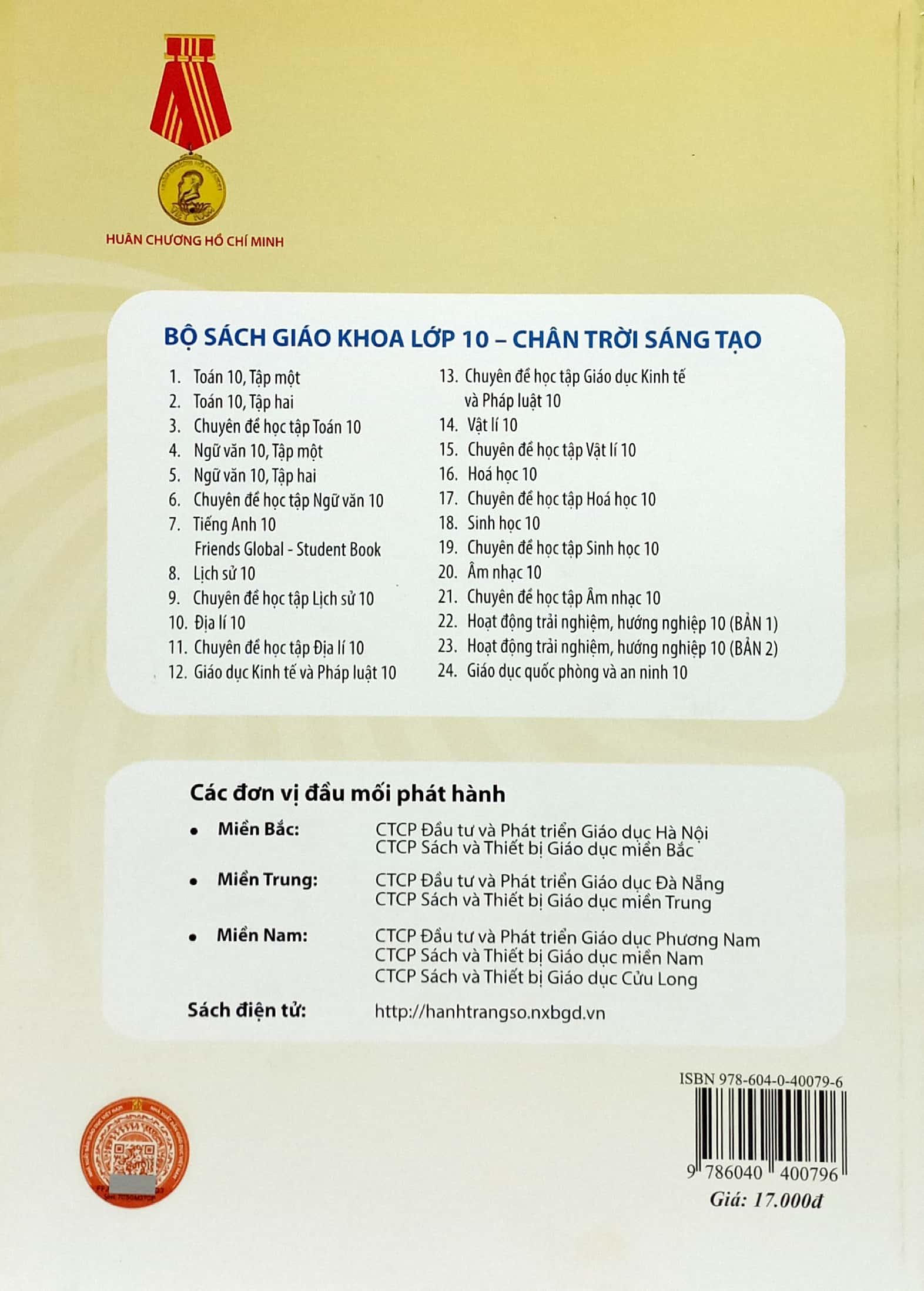 Lịch Sử 10 (Chân Trời Sáng Tạo) (Chuẩn)