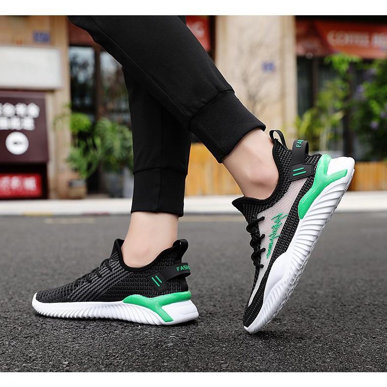 Giày nam giày sneaker lưới thoáng khí chống hôi chân, fullsize, 3 màu - #K86