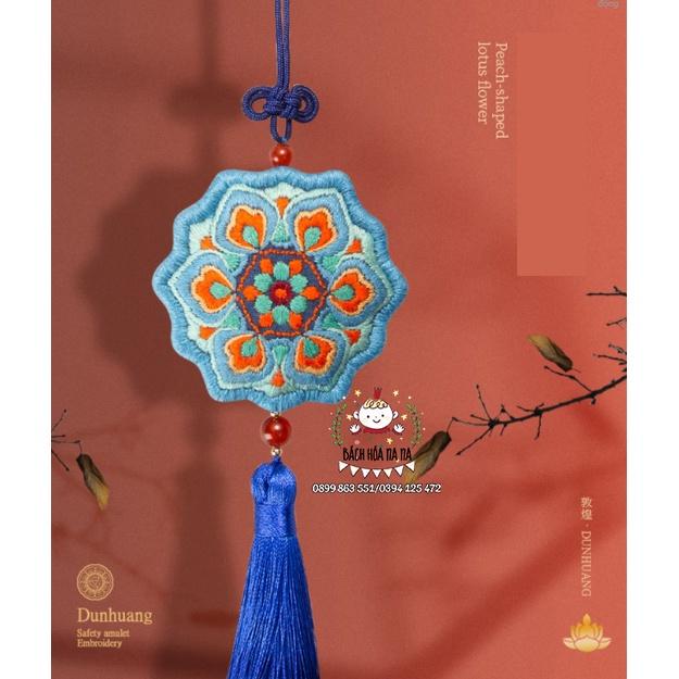 kit thêu tay trang trí DIY / BỘ KIT TỰ THÊU 2021 Túi Thơm Đôn Hoàng Treo ô tô Decor nhà Túi xách·- Handmade Nana