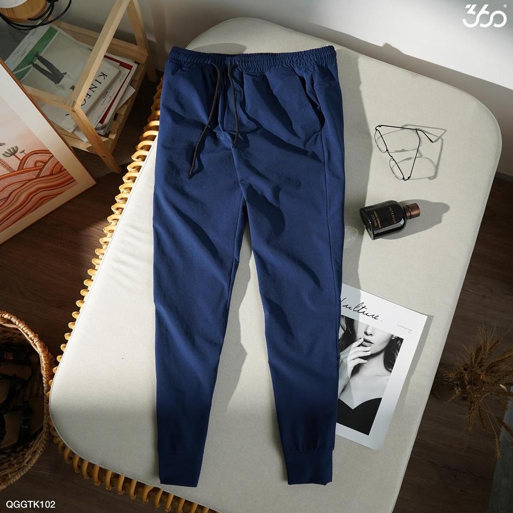 Sale Quần jogger vải nam 360 BOUTIQUE quần vải nam bó gấu thời trang - QGGTK102