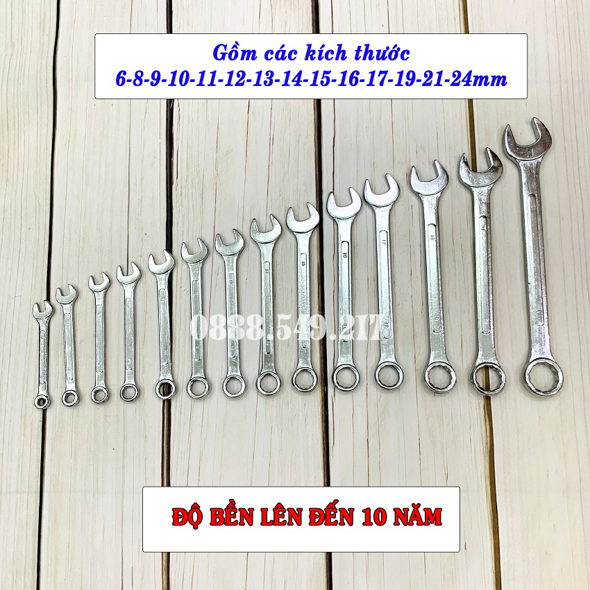 Bộ cờ lê 14 cây  6mm-24mm