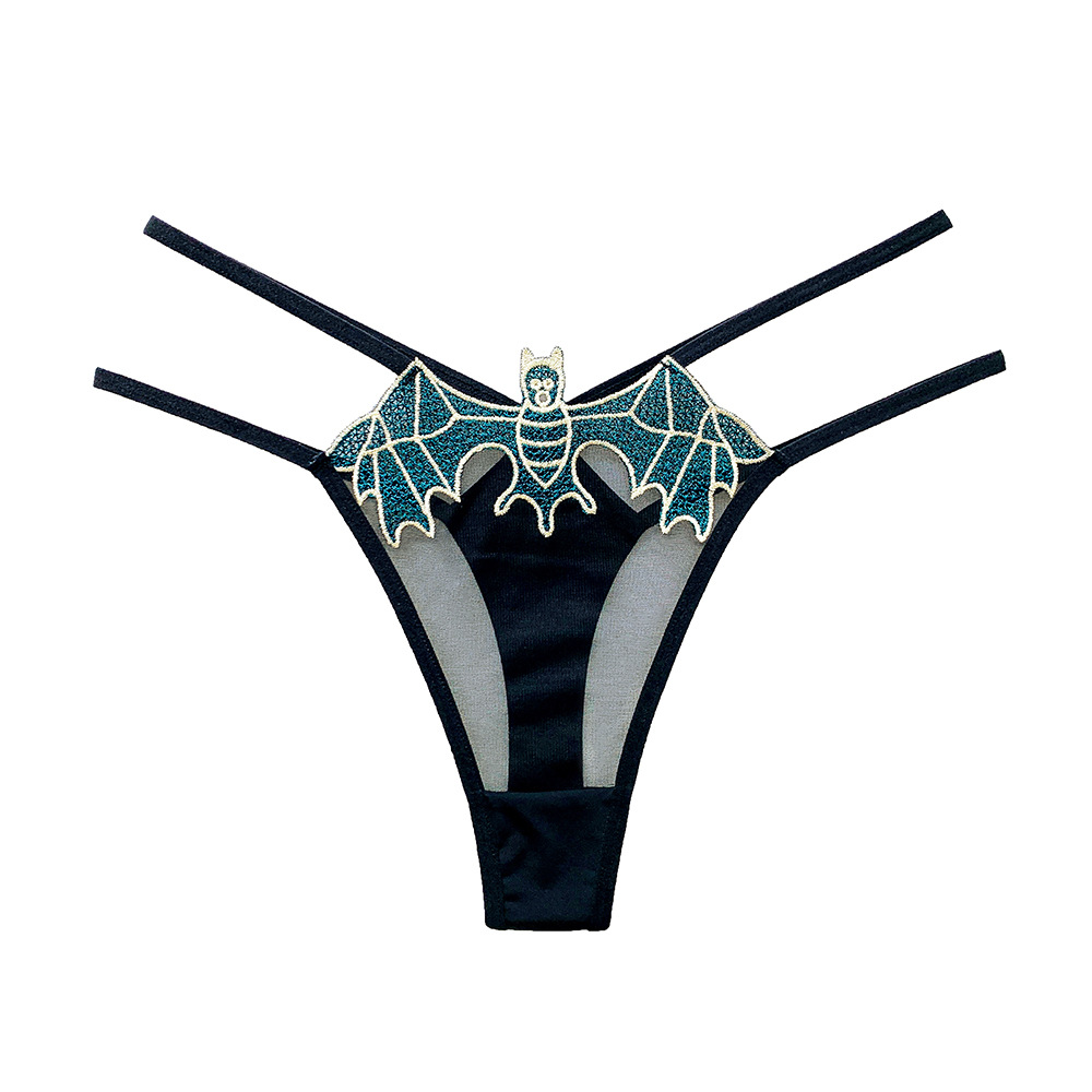 Quần lót lọt khe nữ thêu hình dơi sexy
